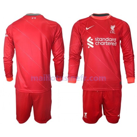 Maillot de Foot Liverpool Domicile 2021-22 Manches Longues - Enfant